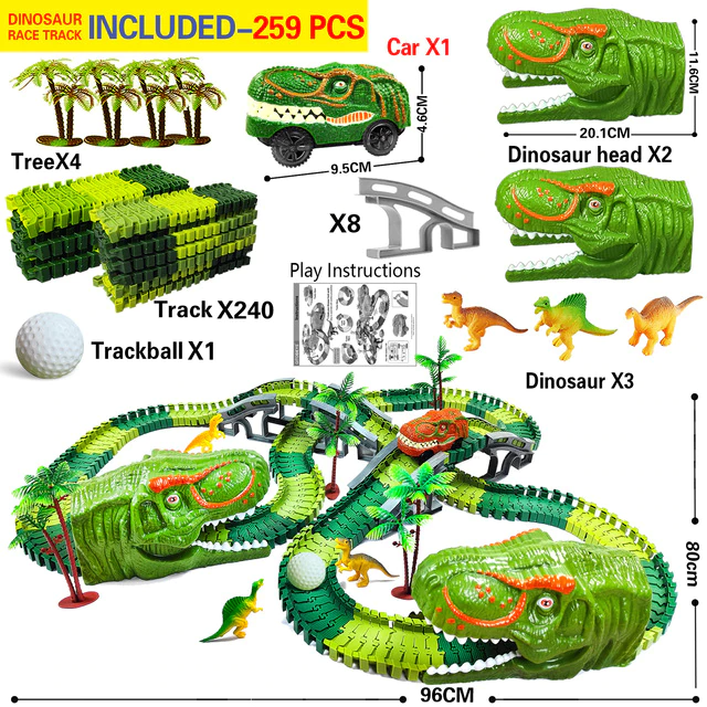 Vonatpálya Játékcsomag – DinoTrack