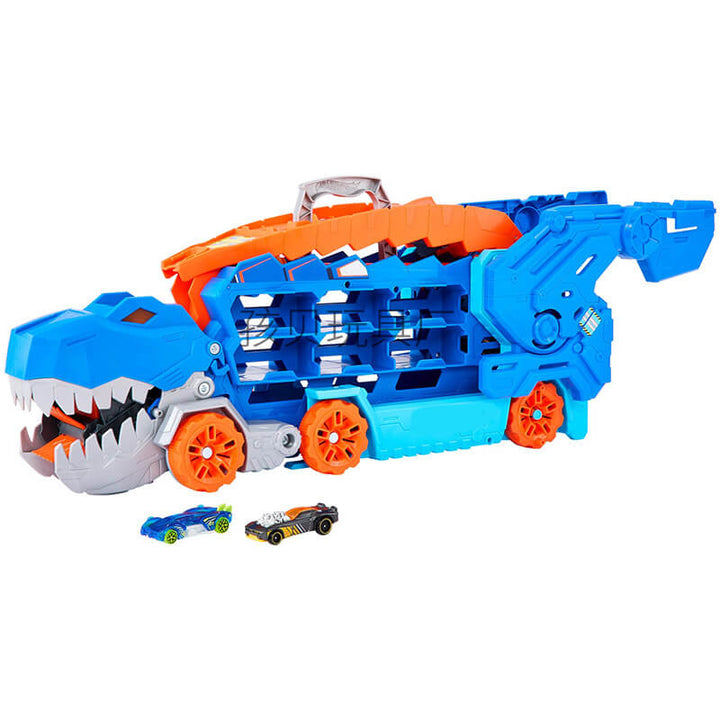 3 az 1-ben Verseny Teherautó Gyermekeknek - T-Rex Szállító