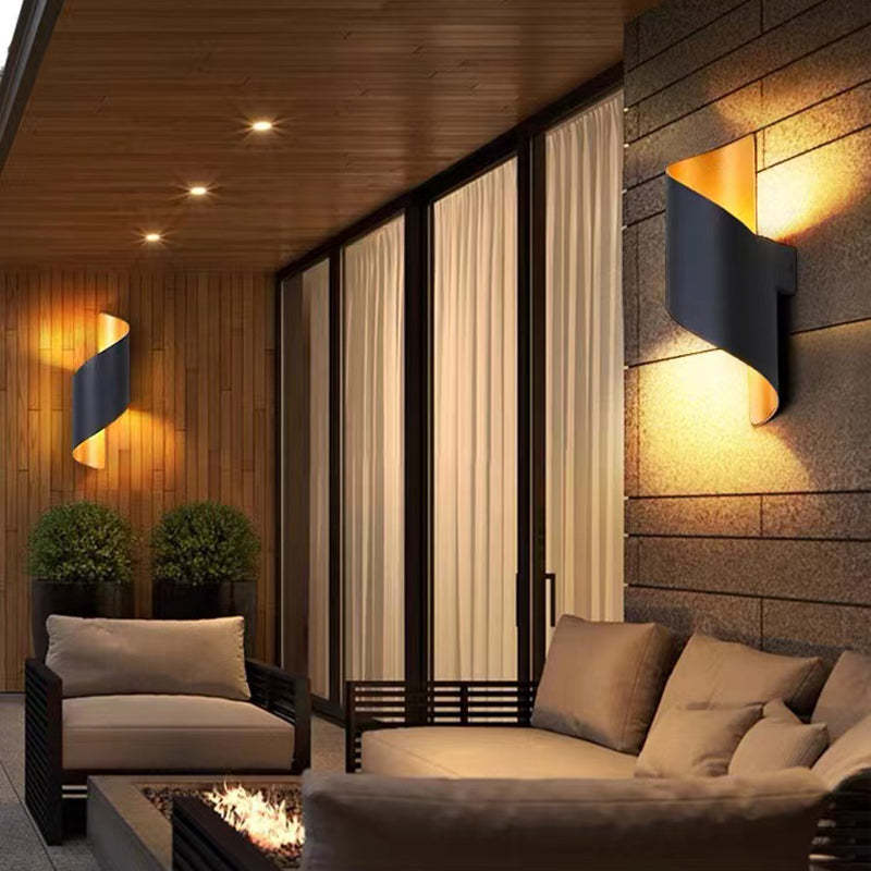 Modern Spirál LED Fali Lámpa - TwistLight