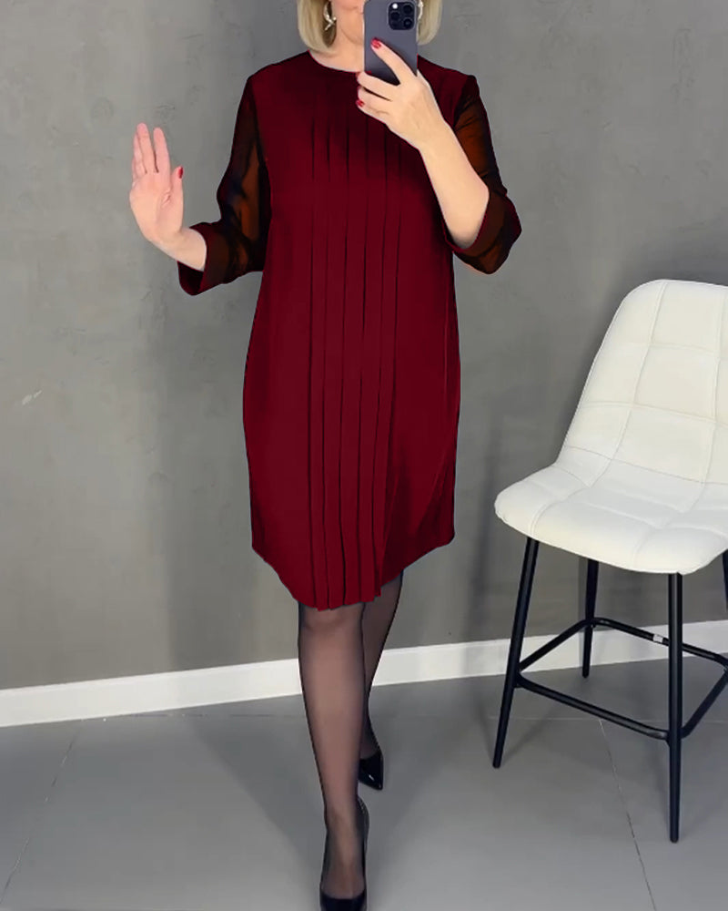 Elegáns Shift ruha hálós részletekkel – Gabrielle