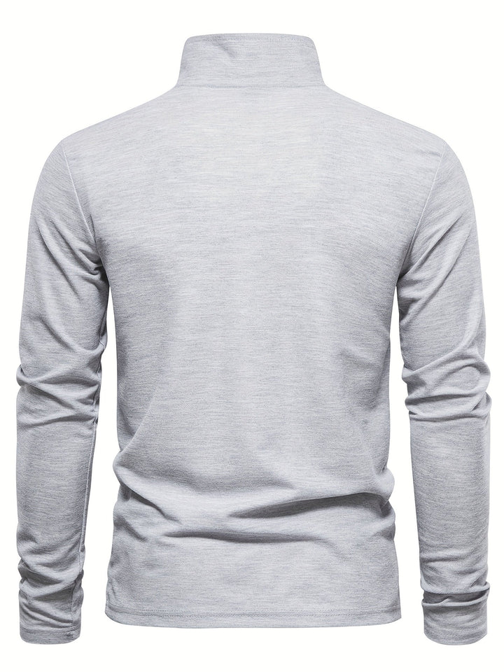 Kényelmes Férfi Polo Hosszú Ujjú