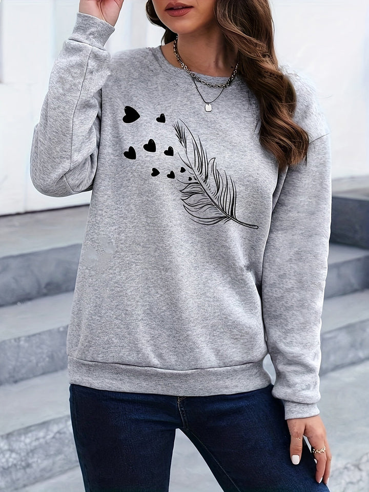 Casual pulóver tollmintával - Marisa