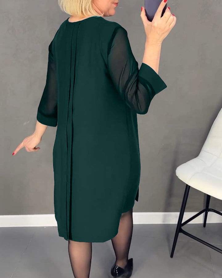 Elegáns Shift ruha hálós részletekkel – Gabrielle