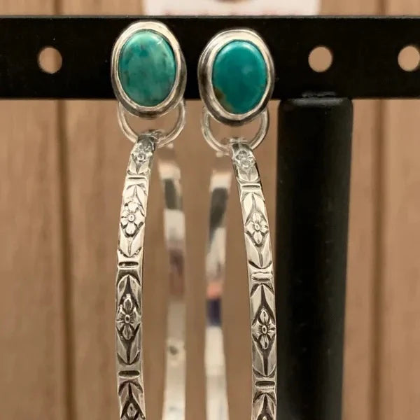 Boho Fülbevalók Vintage Onyx - Esme