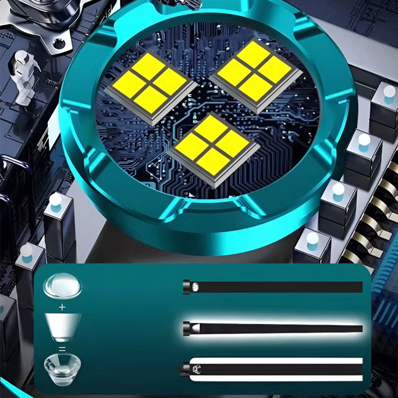 Kompakt LED Zseblámpa - LumenTorch