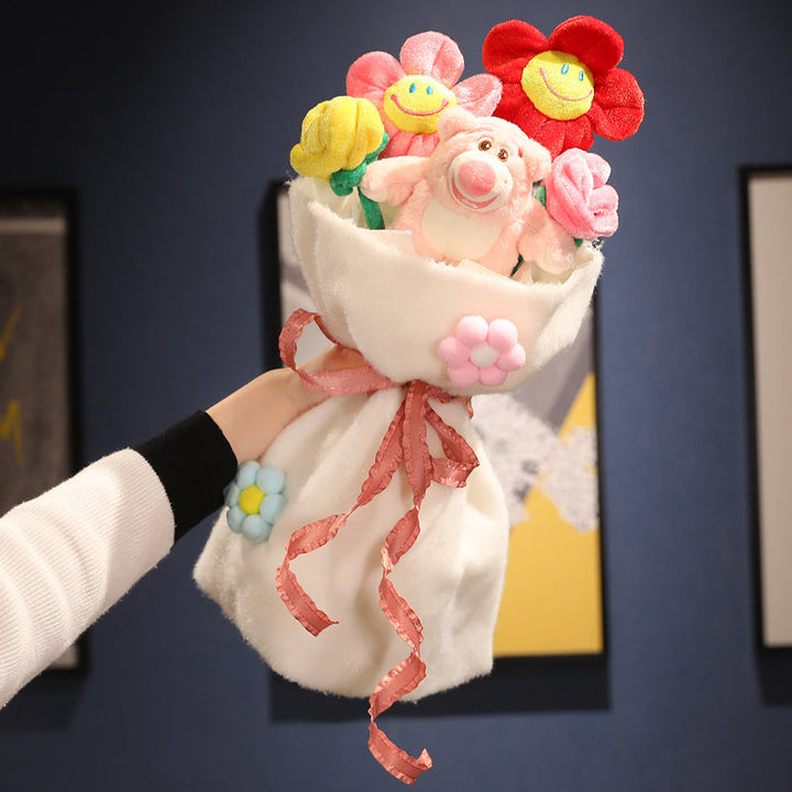 Plüss Játékkosár - CuddleBouquet