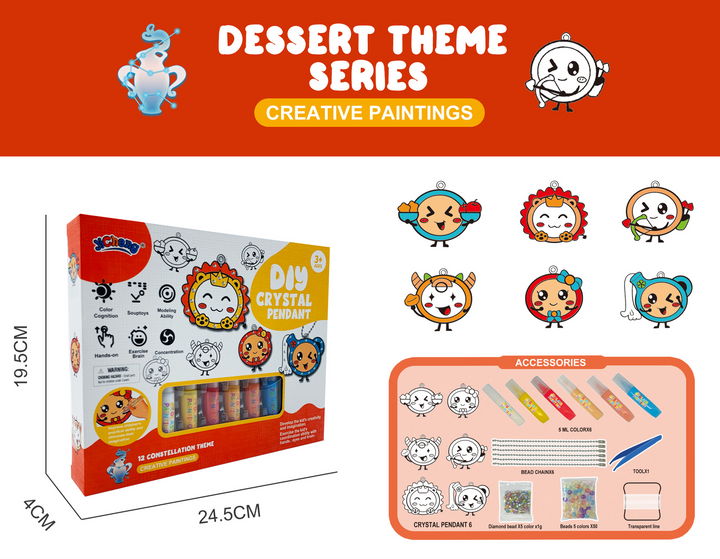 Házikó Kulcstartó Festőkészlet - SparkleArt