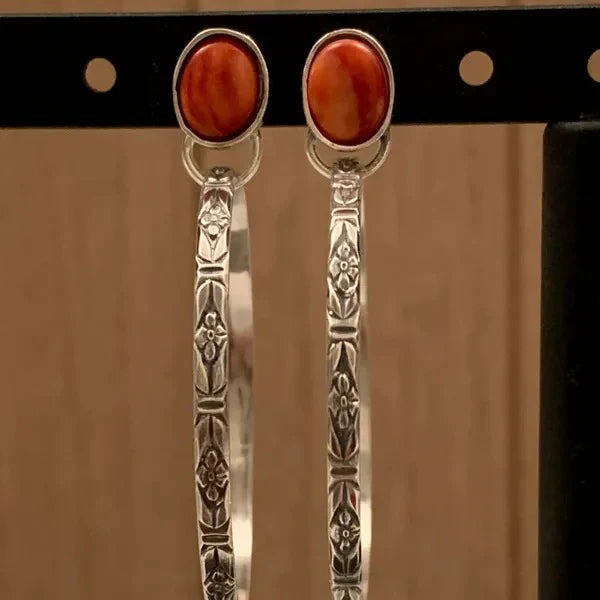 Boho Fülbevalók Vintage Onyx - Esme