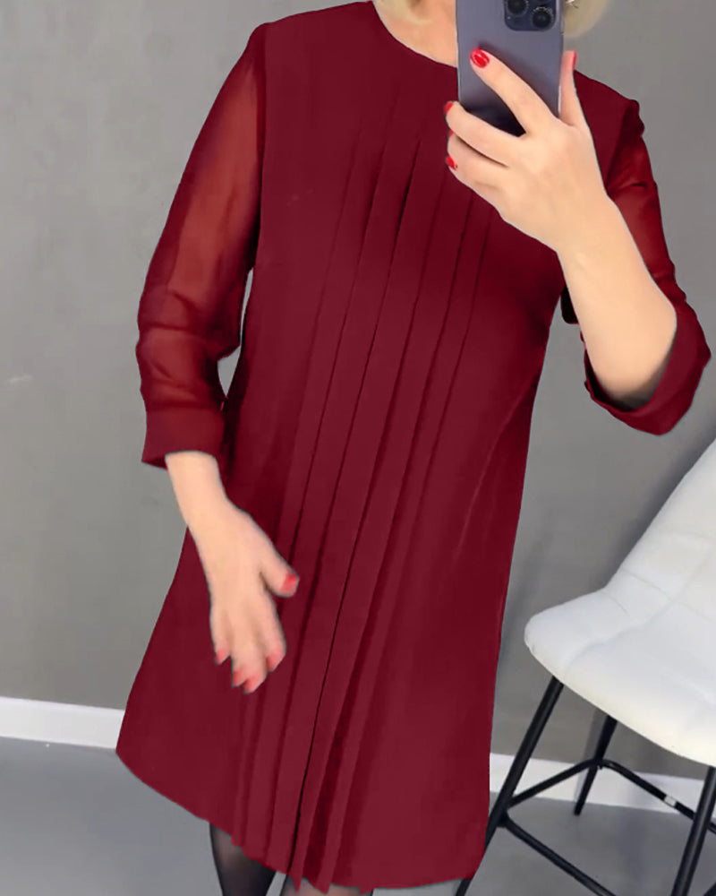 Elegáns Shift ruha hálós részletekkel – Gabrielle
