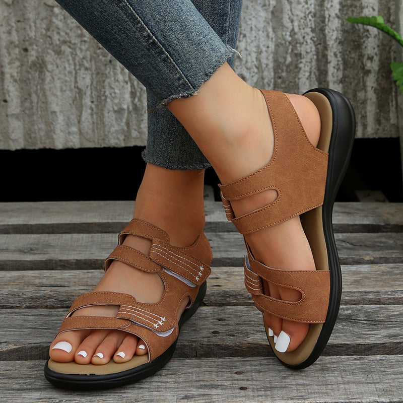 Kényelmes Női Szandál Velcro Záródással – Nina