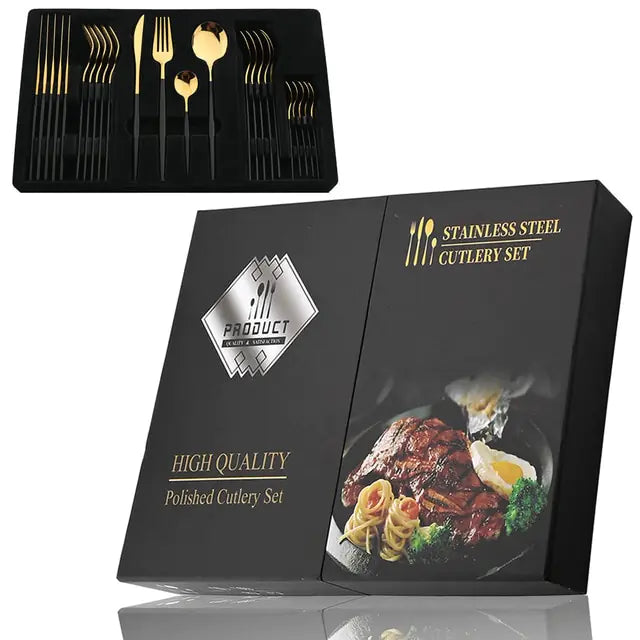 24 darabos RVS Evőeszközkészlet – Aurinox