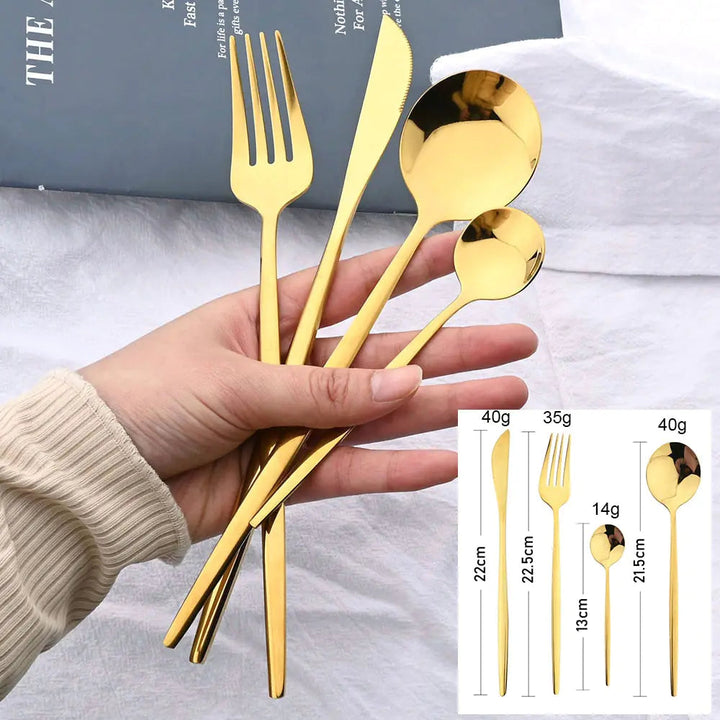 24 darabos RVS Evőeszközkészlet – Aurinox