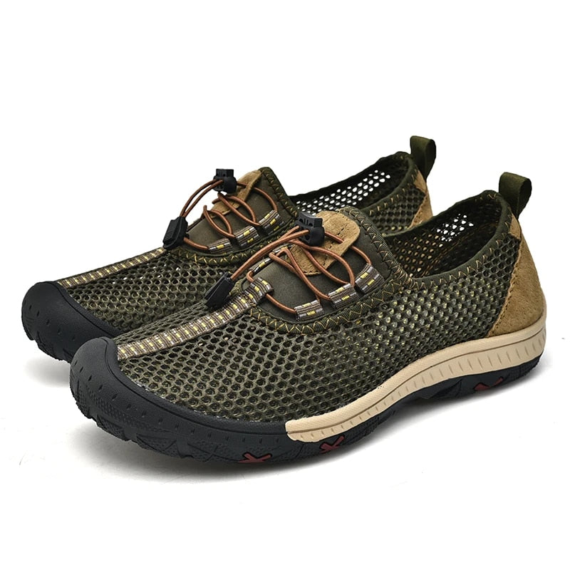 Lélegző férfi mokaszinok slip-on kialakítással – Jules