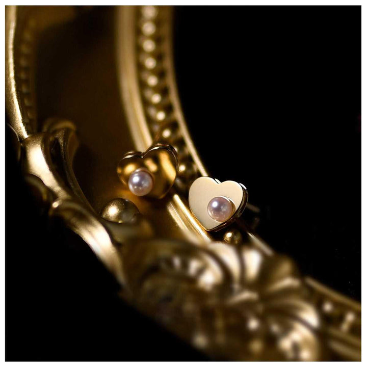 Hart Parel Studs - Amelie