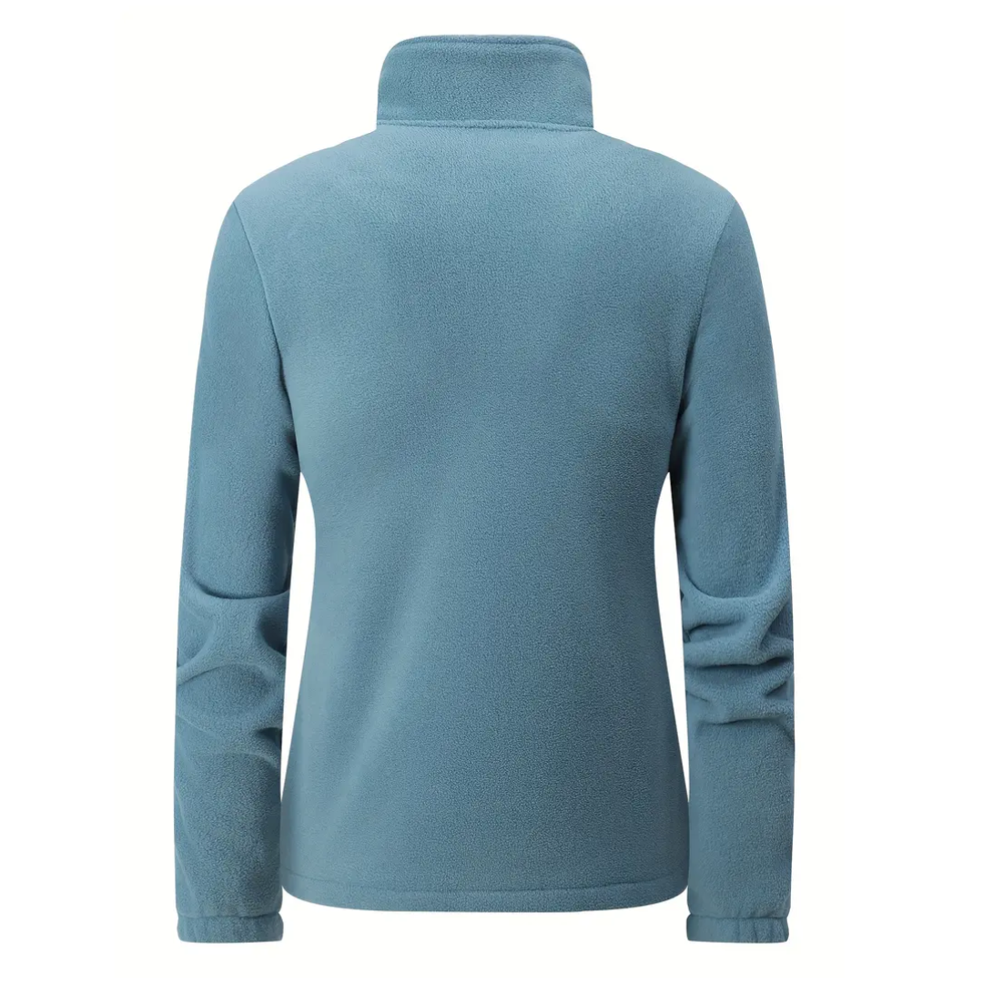 Női kültéri fleece dzseki meleg bélelt plüss béléssel – Liv