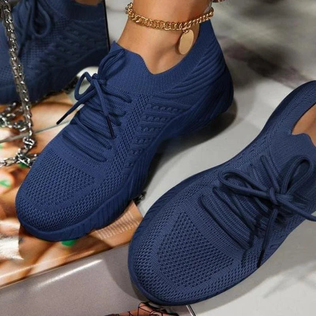 Lélegző női chunky sneaker fűzős – Saphira