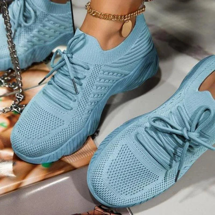 Lélegző női chunky sneaker fűzős – Saphira