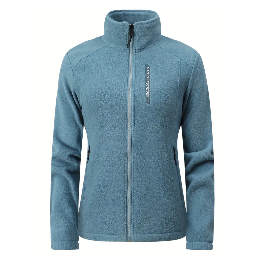 Női kültéri fleece dzseki meleg bélelt plüss béléssel – Liv