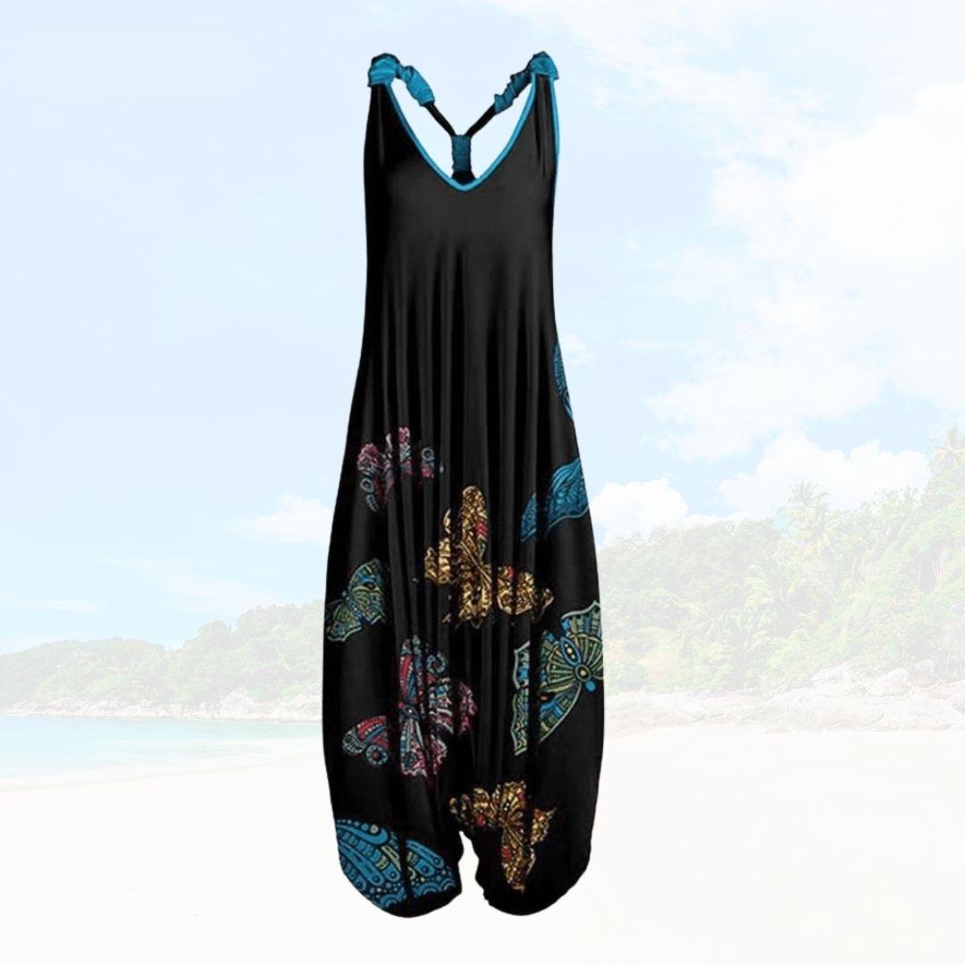 Nyári Női Jumpsuit Laza Szabással – Elenya