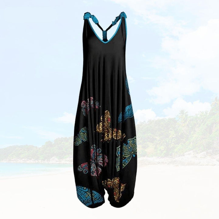 Nyári Női Jumpsuit Laza Szabással – Elenya