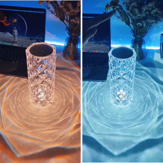 Kristály LED Lámpa - LumiCrystal