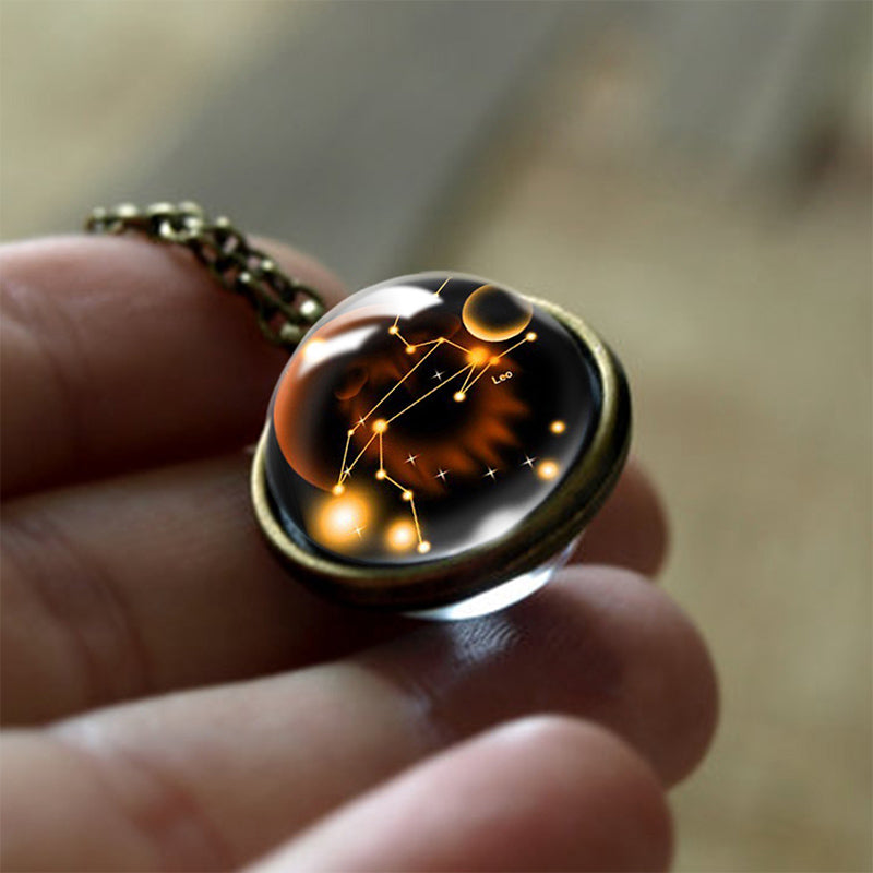 Üveges 12 Csillagjegy Védelmező Medál - Sofia