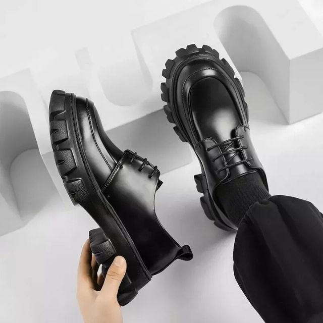 Stílusos Derby cipők vastag talppal - Ethan