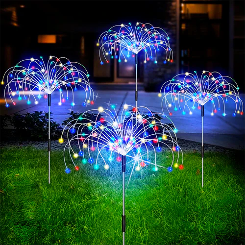 Vízálló Napenergia Kerti Lámpa Tűzijáték Hatással – SparkGlow