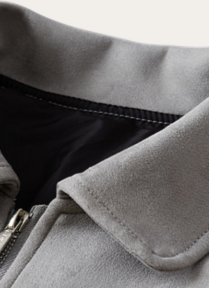 Divatos Szürke Férfi Kabát – Matteo