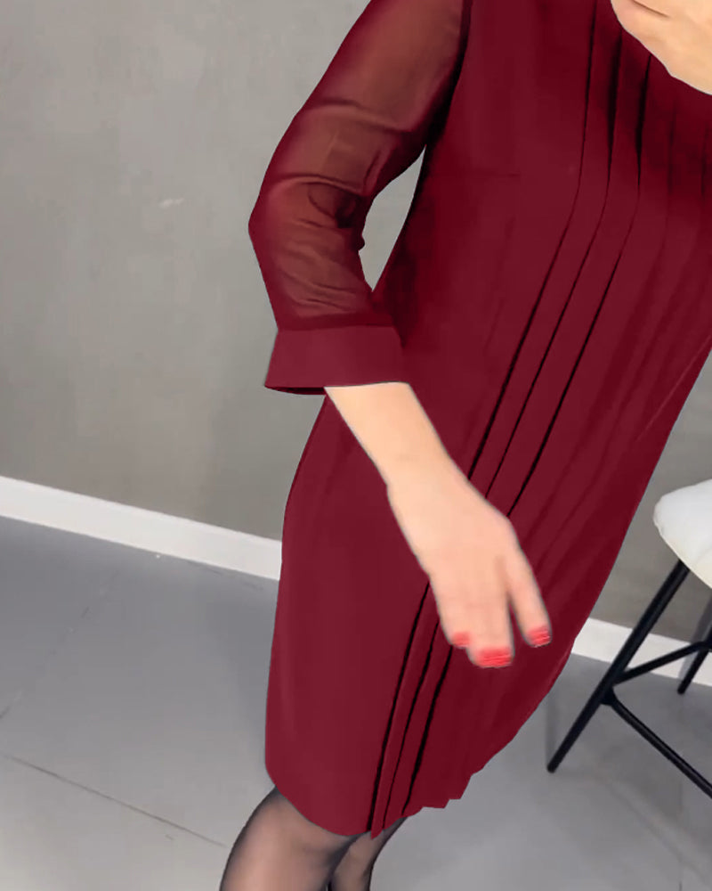 Elegáns Shift ruha hálós részletekkel – Gabrielle