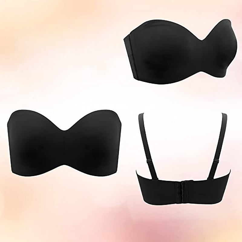 Zökkenőmentes bandeau melltartó levehető pántokkal – Camille
