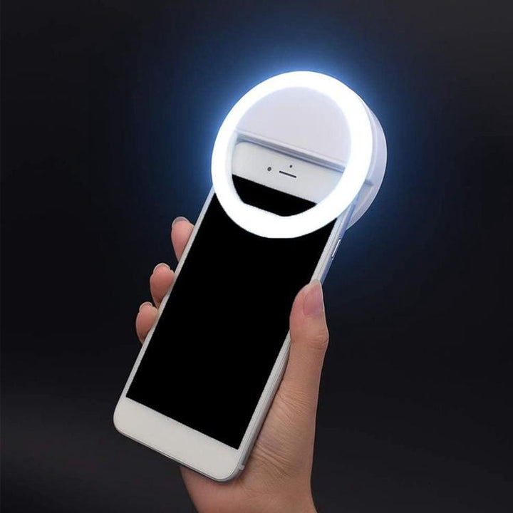 Hordozható Selfie Gyűrűlámpa - GlowSnap