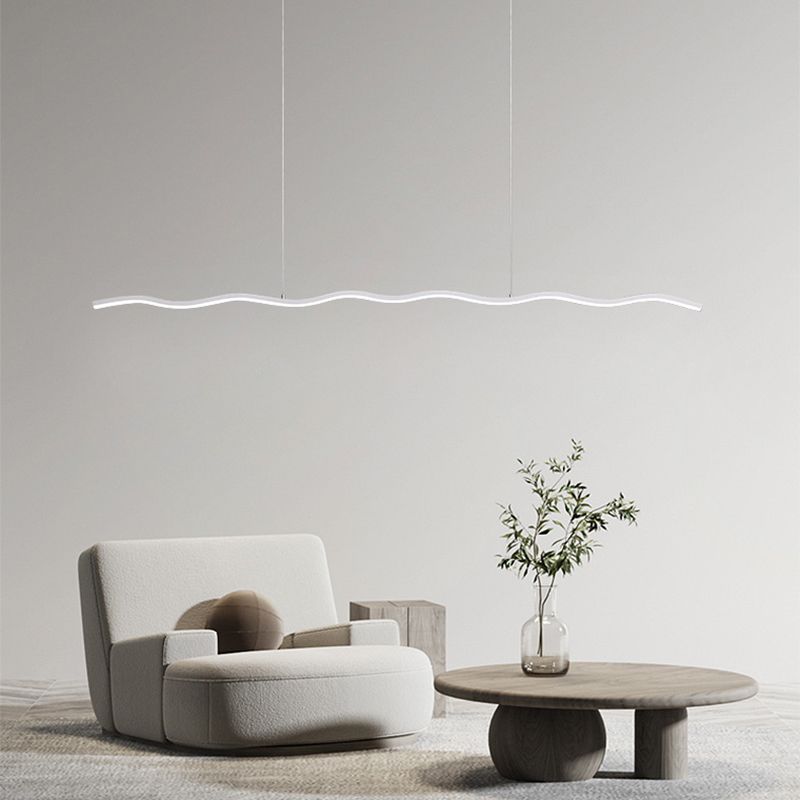 LED Mennyezeti Lámpa Trendy Hullámos Formával - WaveGlow