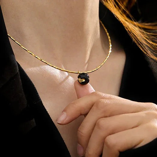 Vintage Arany Repedezett Nyaklánc - Iris