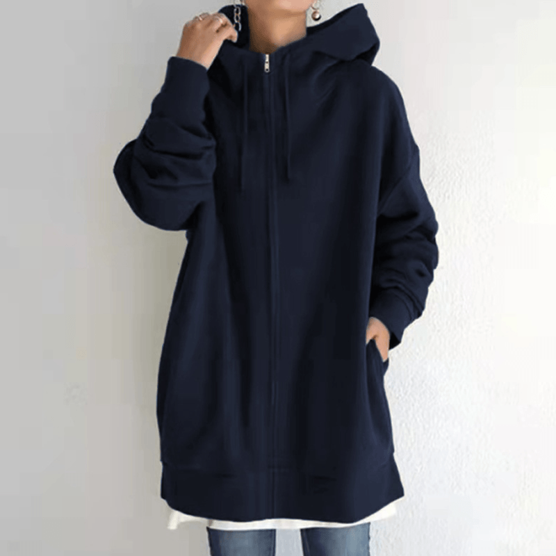 Kényelmes Női Kardigán Kapucnival - ComfyHood