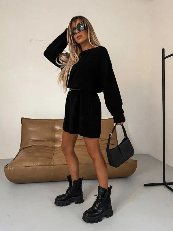 Kényelmes és meleg női tunika őszre és télre – Maren