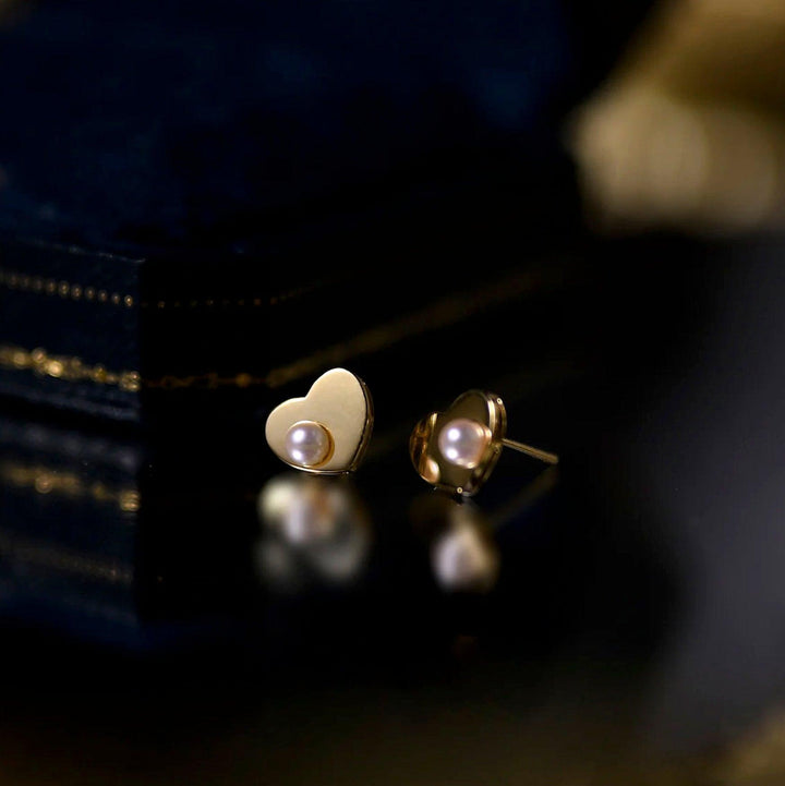 Hart Parel Studs - Amelie