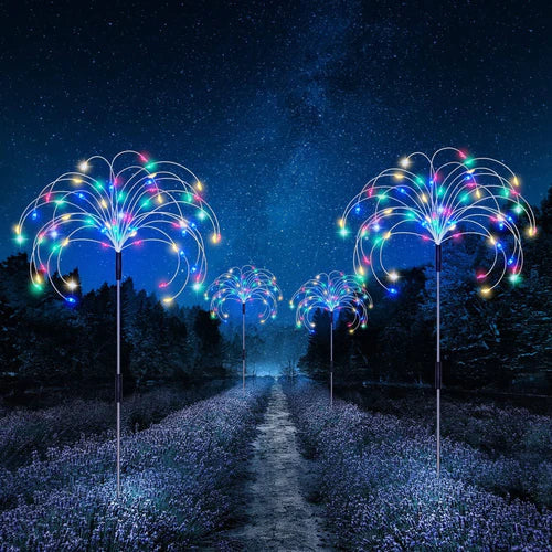 Vízálló Napenergia Kerti Lámpa Tűzijáték Hatással – SparkGlow