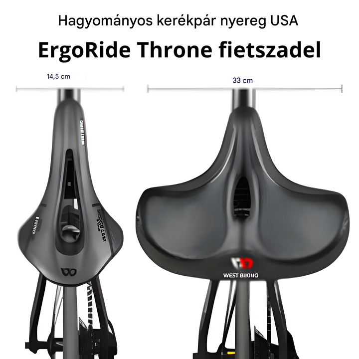 A végső kerékpáros nyeregélmény - ErgoRide Throne
