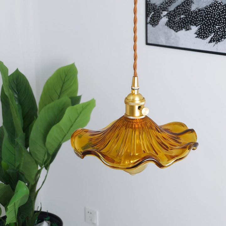 Trendi Hibiscus Virág Függőlámpa - FlowerLite