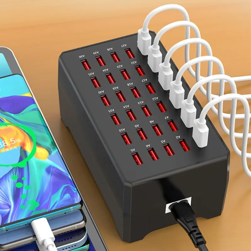 USB Töltőállomás - ChargeMax 30
