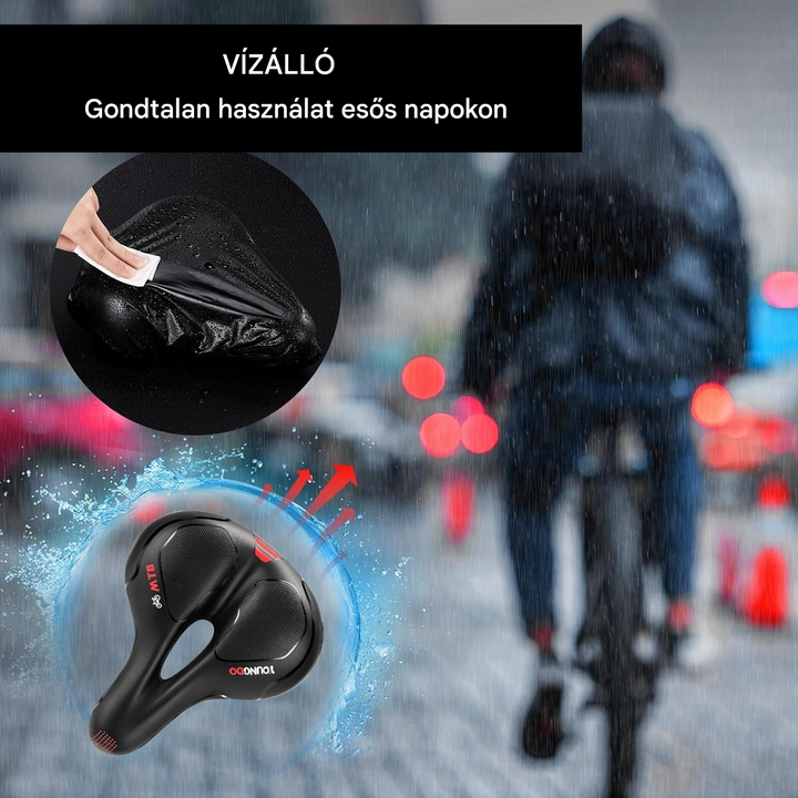 Fájdalommentes és Ergonomikus Gél Kerékpáros Ülés - ErgoRoyal