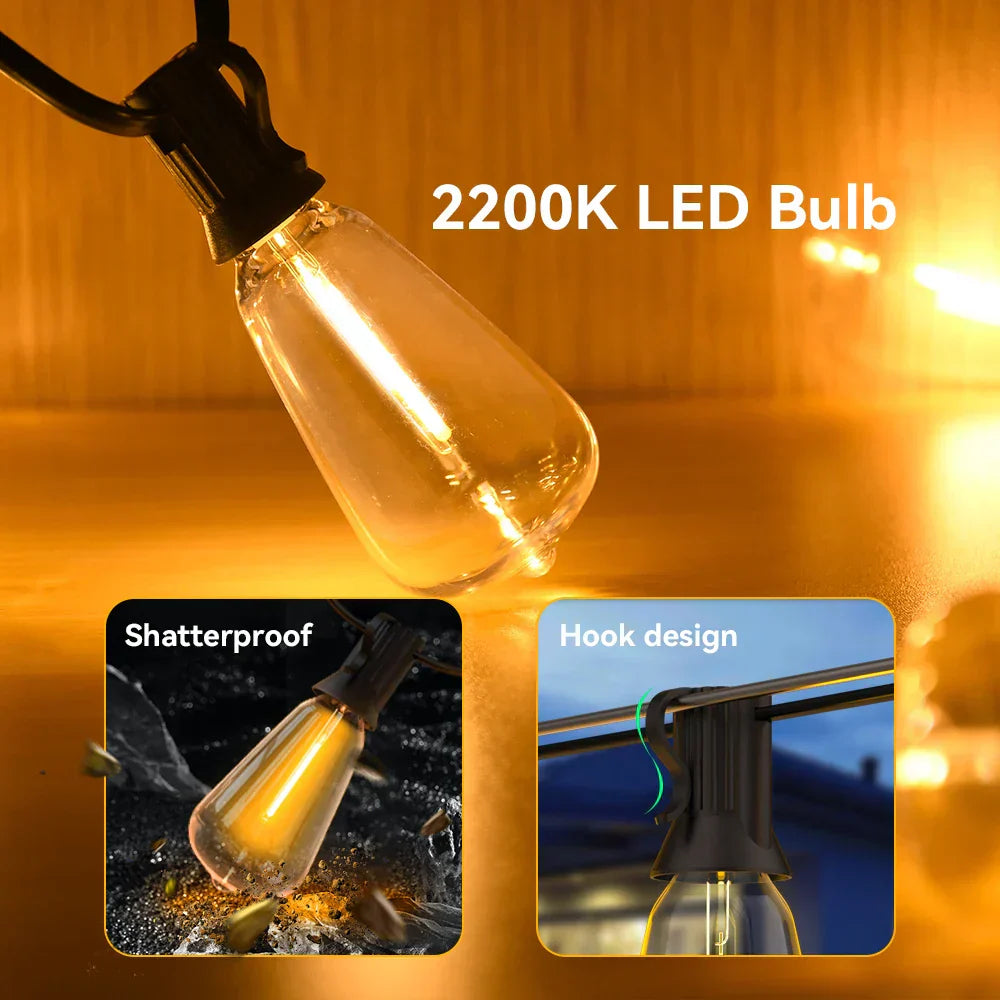 Vízálló LED Fényfüzér - LumiGlow