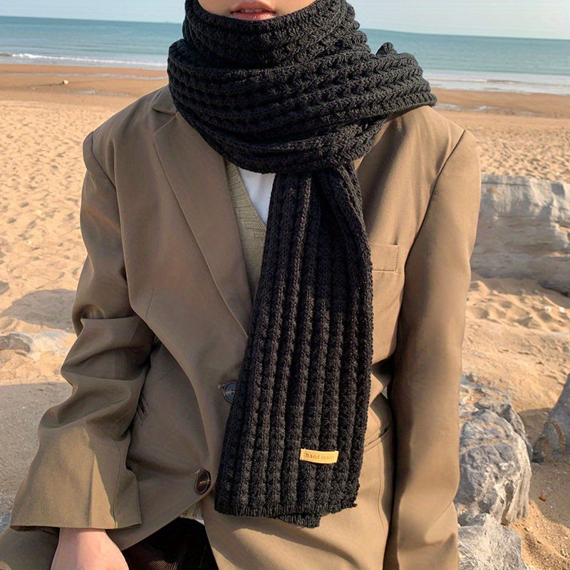 Unisex kötött sál geometrikus mintával – Matteo