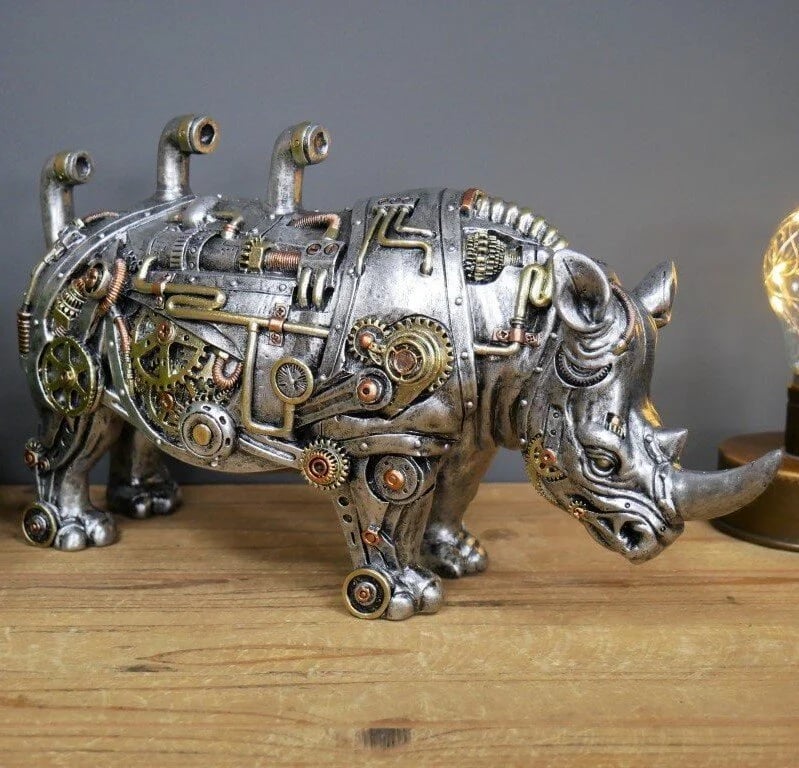 Mechanikus Punkállatok Szobrai - GearBeast