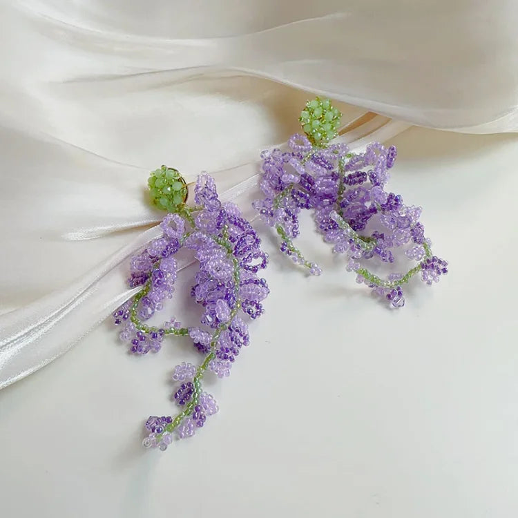 Wisteria Csokor Fülbevalók Erdei Témával - Aurelia