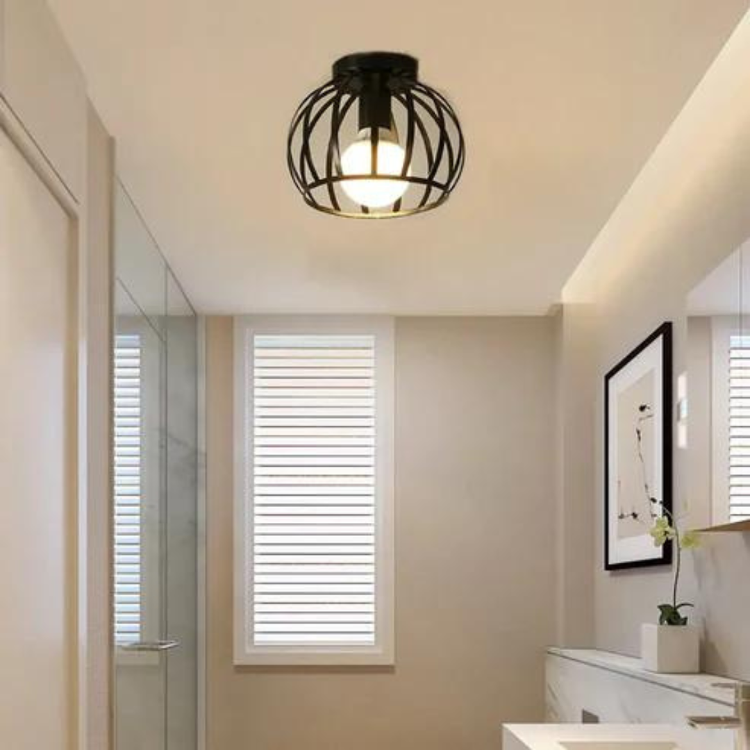 Trendi ipari mennyezeti lámpa nyitott dizájnnal - ForgeLight