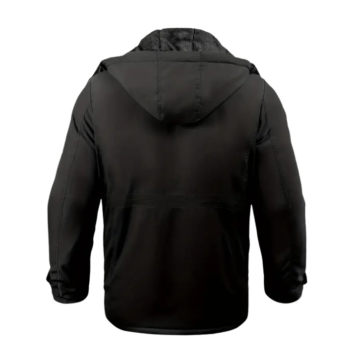 Férfi télikabát plüss béléssel és kapucnival – Stellan