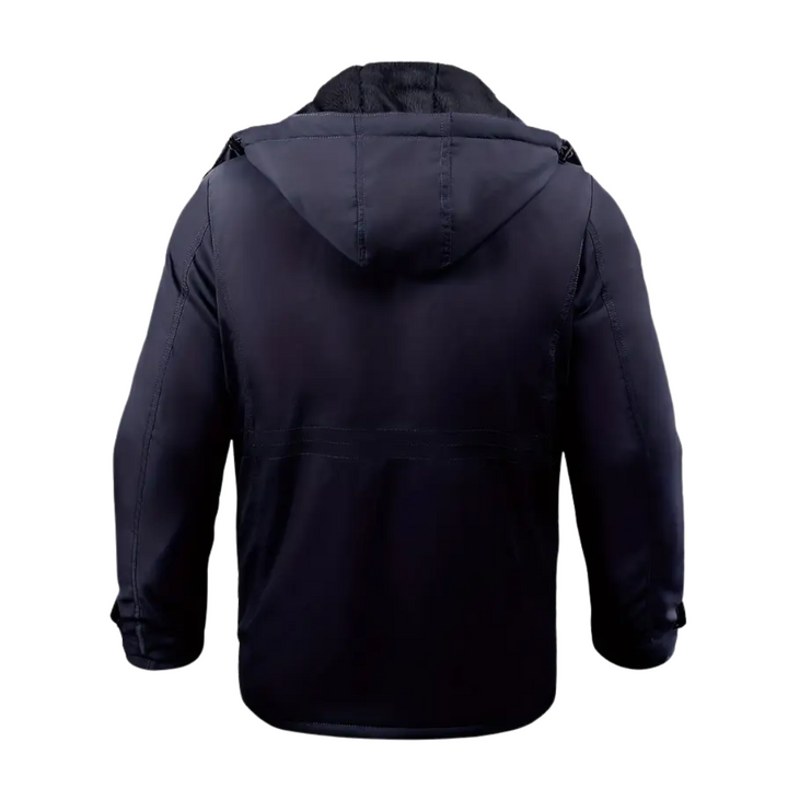 Férfi télikabát plüss béléssel és kapucnival – Stellan