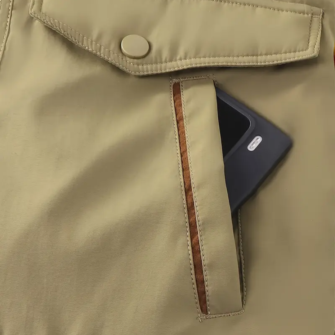 Férfi télikabát plüss béléssel és kapucnival – Stellan